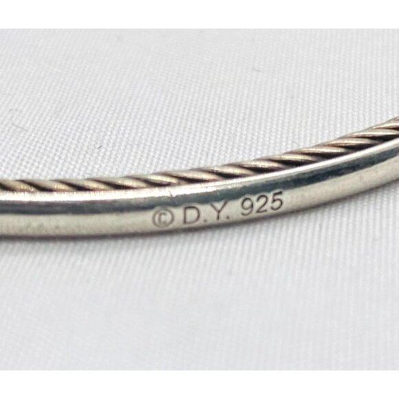 David Yurman Confetti Bangle Diamond Bangle Sterling Silver 925 - Picture 10 of 10